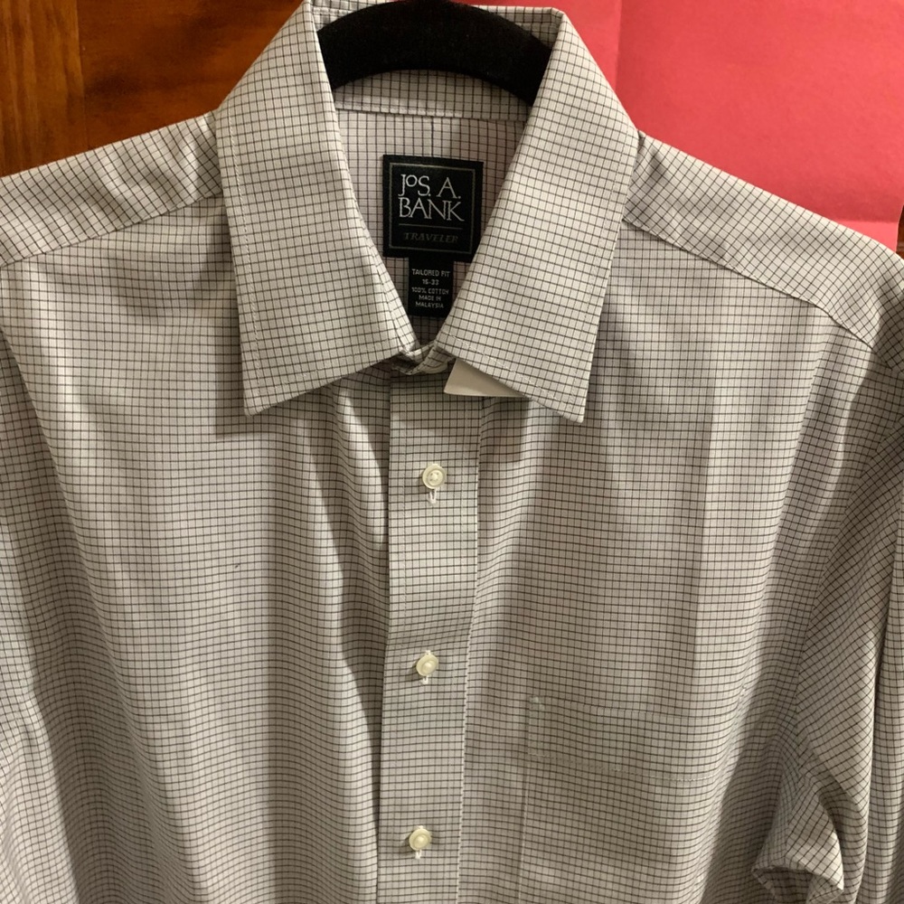 NWT Jos. A. Bank French cuff shirt size 15-33